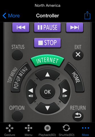 Panasonic Blu-ray Remote 2012 screenshot 2