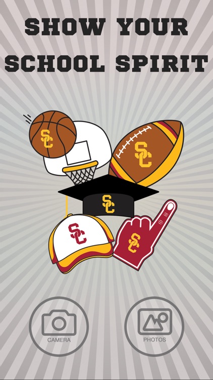 USC Trojans PLUS Selfie Stickers