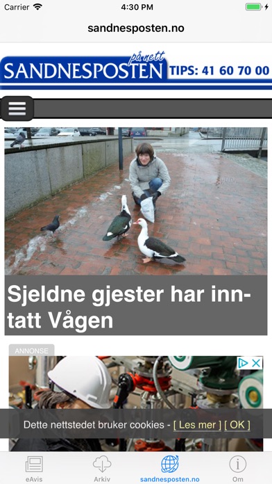 Sandnesposten eAvis screenshot 2