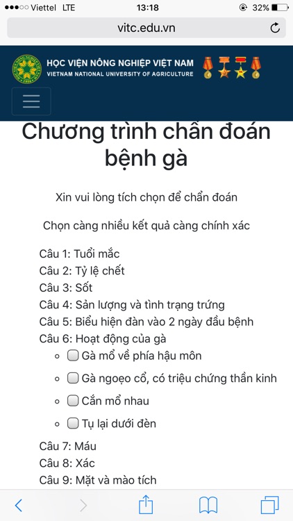 Chan doan benh ga 2018