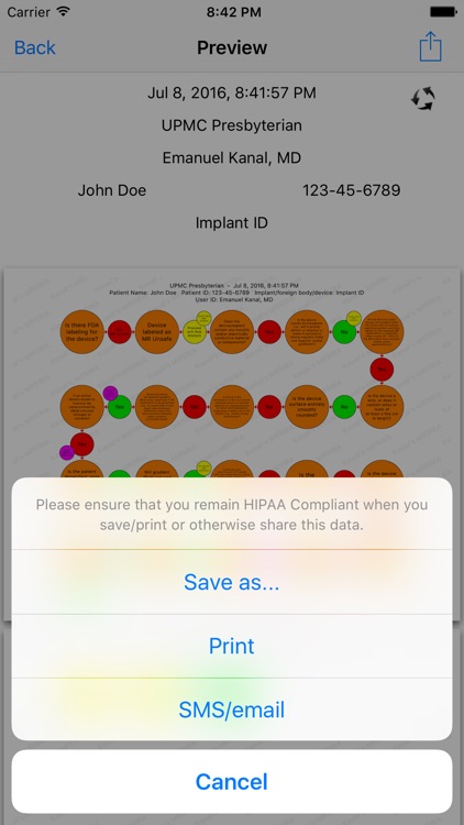 Kanal's MR Safety Implant Risk Assessment screenshot-3