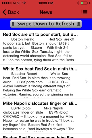 Boston Baseball - a Red Sox News App screenshot 2