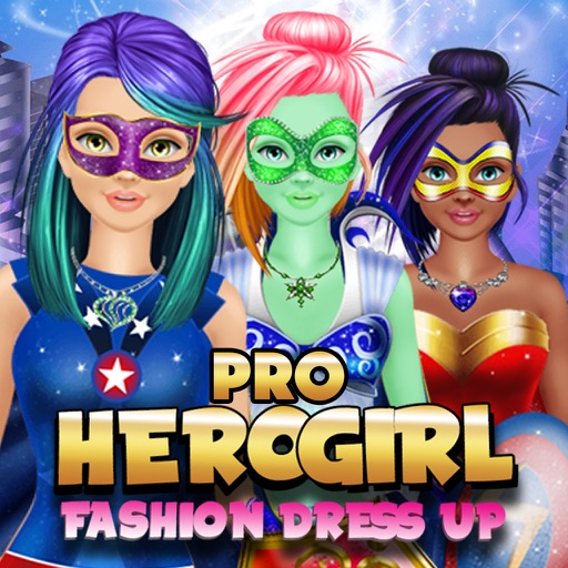 Hero Girls Fashion DressUp (Pro) - Super Power Girls Game Icon