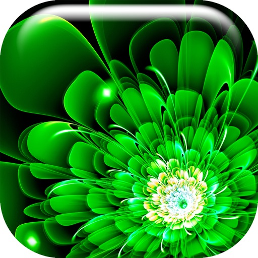 Neon Flower Wallpaper.s Collection – Glow.ing Background and Custom Lock Screen Themes iOS App