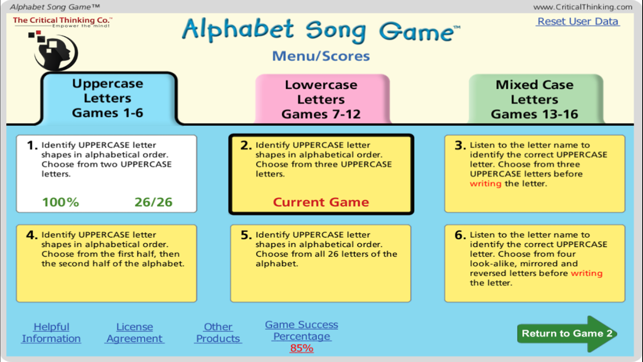 Alphabet Song Game™ (Free) - Letter Names and Shapes(圖3)-速報App