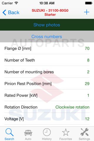 Autoparts for Suzuki screenshot 3