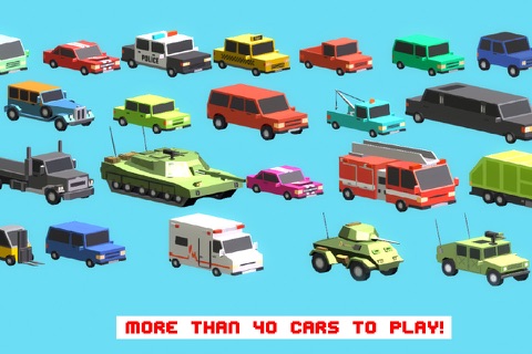Smashy Cars - Crossy Wanted Road Rage - Multiplayer screenshot 3