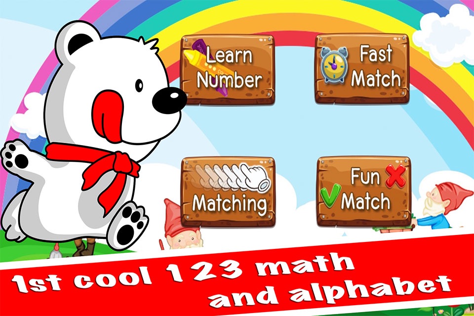 1st cool 123 math and alphabet - kindergarten kids educational games screenshot 2