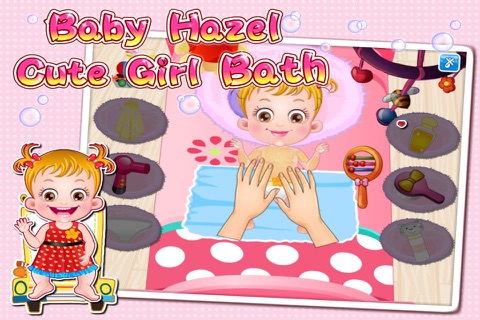 Baby Hazel Cute Girl Bath screenshot 2