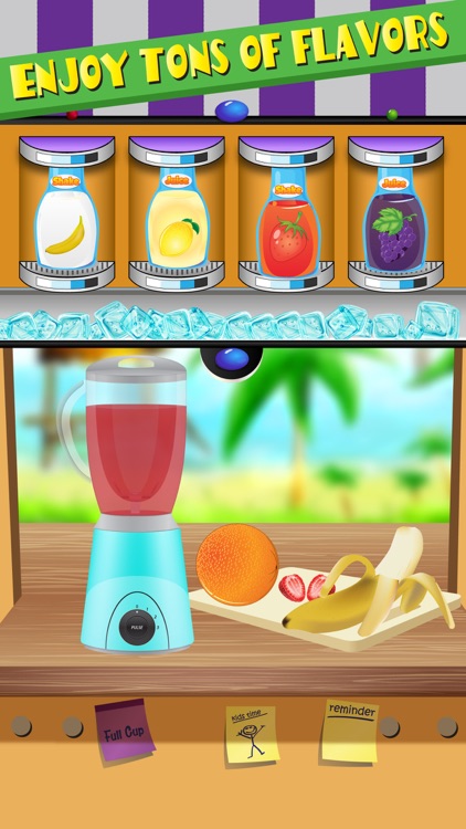 Icy Milkshake & Fruit Juice Maker - A Summer Frozen Food Stand for Ice Desserts screenshot-4