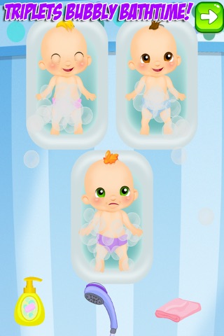 My Newborn Baby Triplets - Kids Pregnancy & Hospital Maternity Games screenshot 3