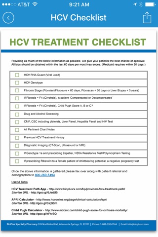 HCV Treatment Path screenshot 4