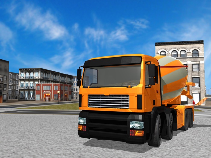 Flying Construction Truck Flying Simulator