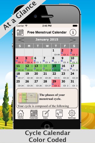 Menstrual Calendar FMC screenshot 2