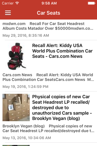 Recall Alert & Safety News Notification - náhled
