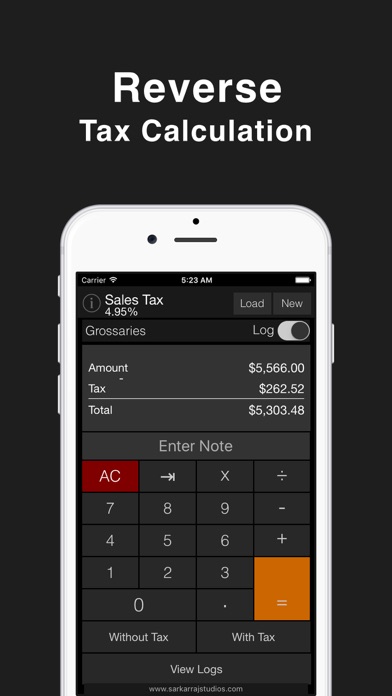 How to cancel & delete Sales Tax Calculator with Reverse Tax Calculation - Tax Me Pro for Checkout, Invoice and Purchase Logs from iphone & ipad 2