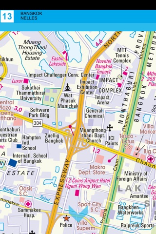 Бангкок и Большой Бангкок. Туристическая карта. screenshot 4