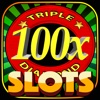 100x Wild Slots Jackpot Casino - Triple Diamond Deluxe Edition