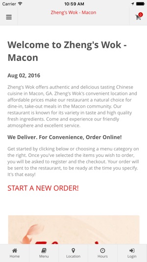 Zheng's Wok - Macon Online Ordering