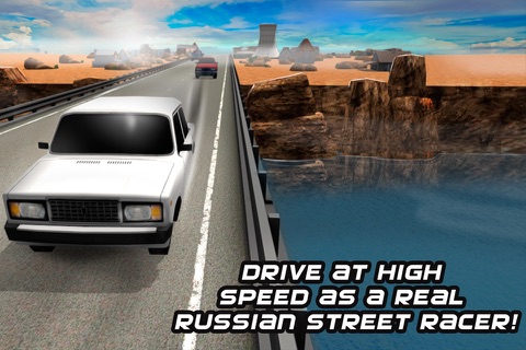 Russian Lada Car Traffic Race 3D screenshot 4