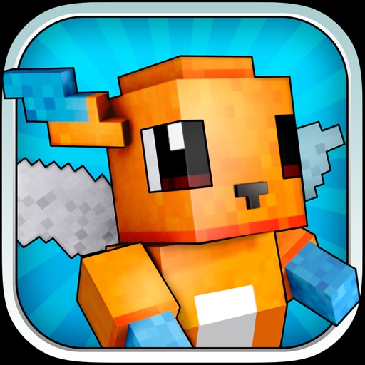 Pixelmon Hunter - Fighting at block style arena with skins exporter for minecraft iOS App