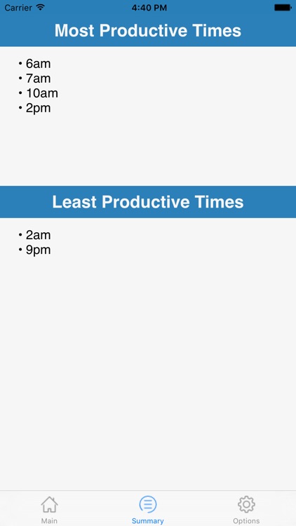 Productivity Tracker - When Do You Work Best?