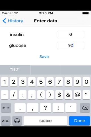 Insulin and glucose screenshot 4