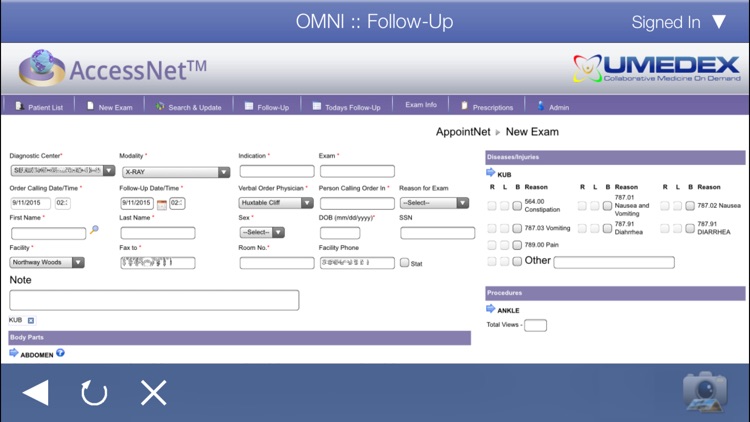 UMEDEX OMNI AccessNet