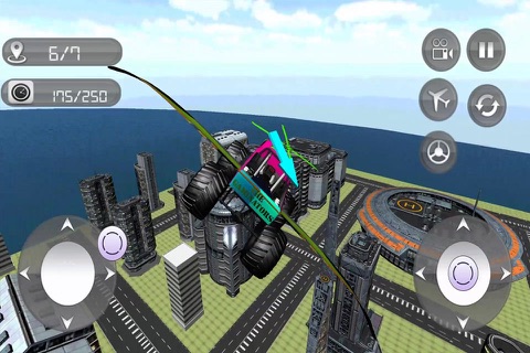Flying Car Offroad Monster 4x4 Pro screenshot 2