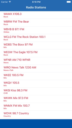 Radio Channel West Virginia FM Online St