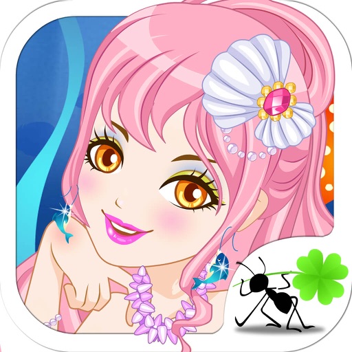 咕噜美人鱼 - 海洋公主打扮沙龙，儿童教育女生小游戏免费 icon