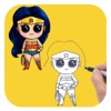 How to Draw Super Heroes Cute and Easy