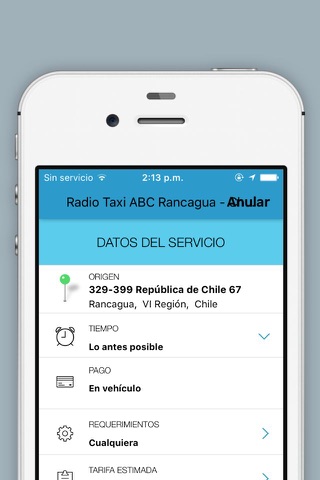 Radio Taxi ABC Rancagua screenshot 3