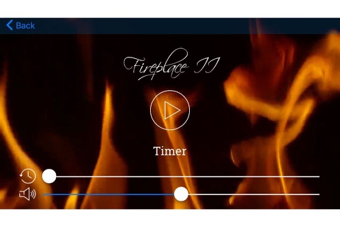 Fireplace App: relaxing aid for everyday activities with timer screenshot 2