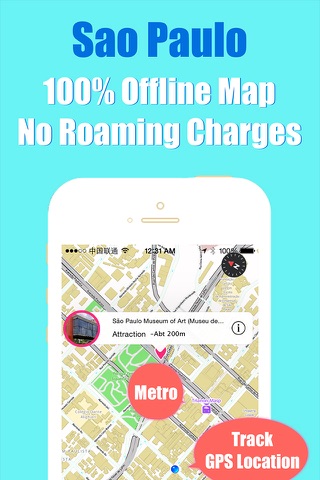 Sao Paulo travel guide with offline map and Brazil cptm emtu metro transit by BeetleTrip screenshot 4