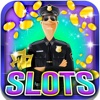 Detective's Slot Machine:Place a bet on the lucky policeman and earn lots of virtual coins