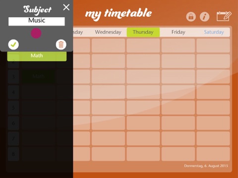 Die Stundenplan-App screenshot 2
