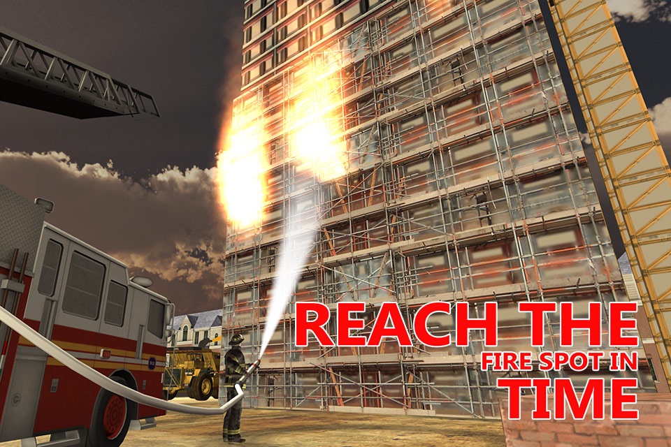 Fire Rescue Truck Simulator – Drive firefighter lorry & extinguish the fire screenshot 4