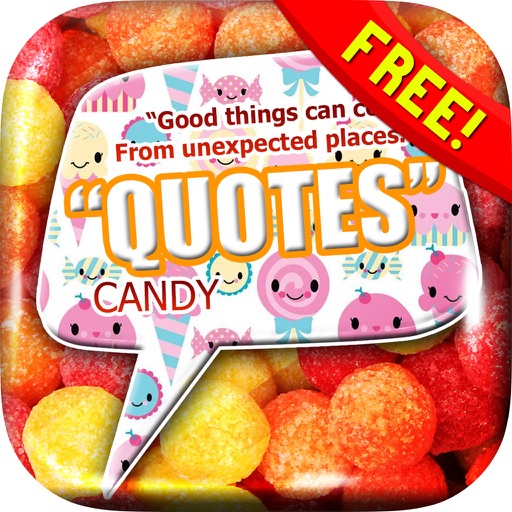 Daily Quotes Inspirational Maker “ Sweet Candy ” Fashion Wallpapers Themes Free icon