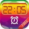 Clock Rainbow Alarm : Music Wake Up Wallpapers , Frames and Quotes Maker For Free