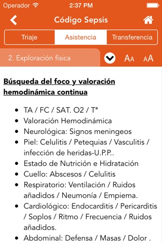 Global Emergency One - La Guía Única de Urgencias y Emergencias Hospitalarias screenshot 3