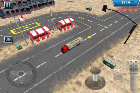 停车大师3D:卡车版 - 模拟真实重型卡车的3D停车游戏 screenshot 4