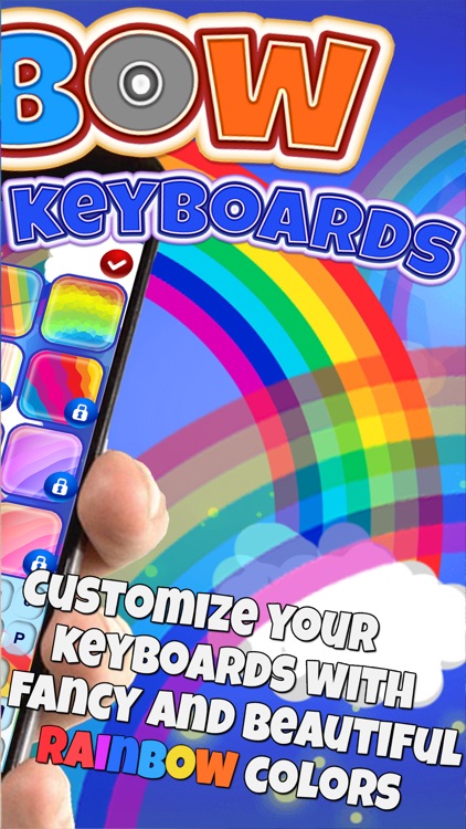 Rainbow Color Keyboard – Design and Customize Fashionable Look