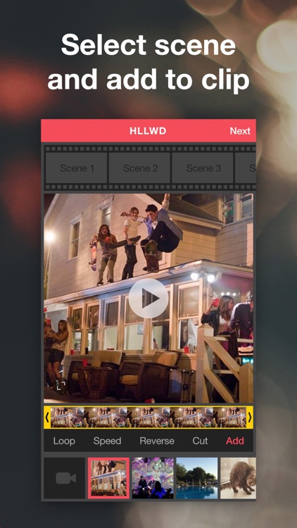 HLLWD – Video editor & Music movie maker