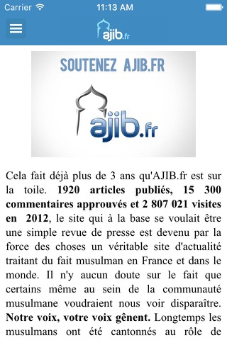 AJIB.fr screenshot 2