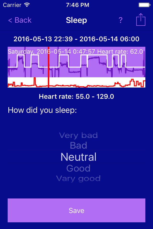 Sleep monitoring free screenshot 2