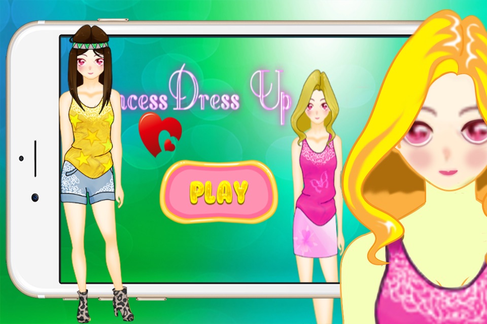 Anime Princess Dress Up - Cute Chibi Dresses Character Games For Girls screenshot 3