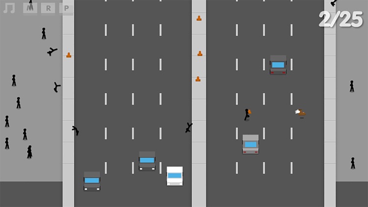 Crossy Road:stickman  － Endless Highway Traffic Survival Arcade Game