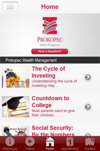 Prokopec Wealth Management screenshot 2