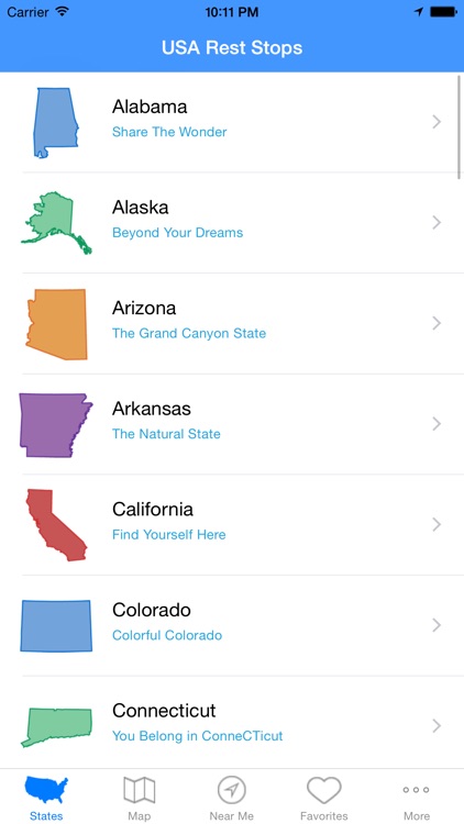 USA Rest Stops